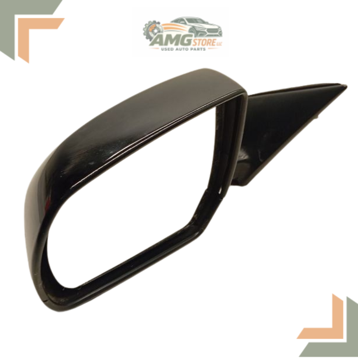 2014–2019 Cadillac ATS Left Driver Side View Mirror Power Option DR5 OEM Black — view 4