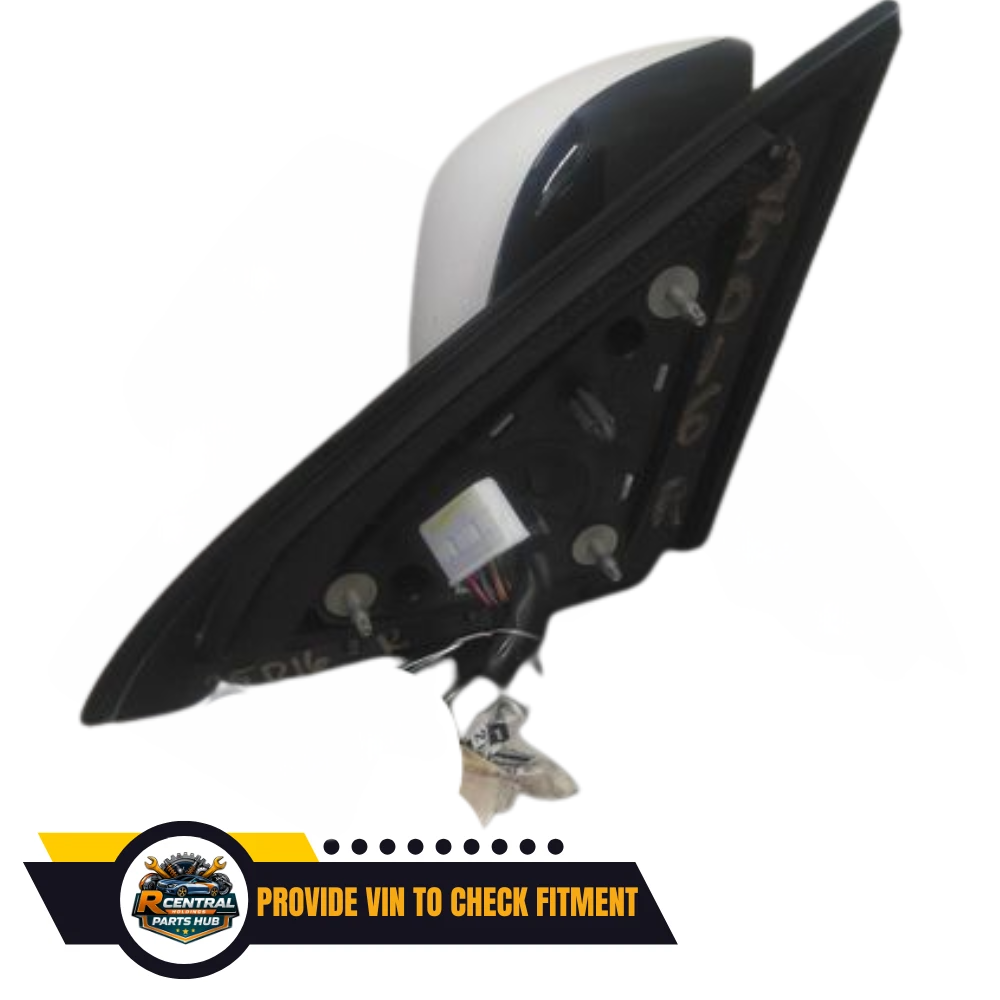 2017–2020 Infiniti QX60 Right Passenger Side Door Mirror Assembly White OEM — view 3