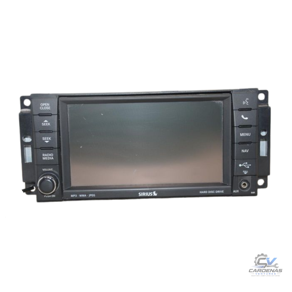 2013–2014 DODGE CHALLENGER AM-FM-CD-DVD-H<wbr/>DD Navigation UConnect Radio RHR OEM — view 1
