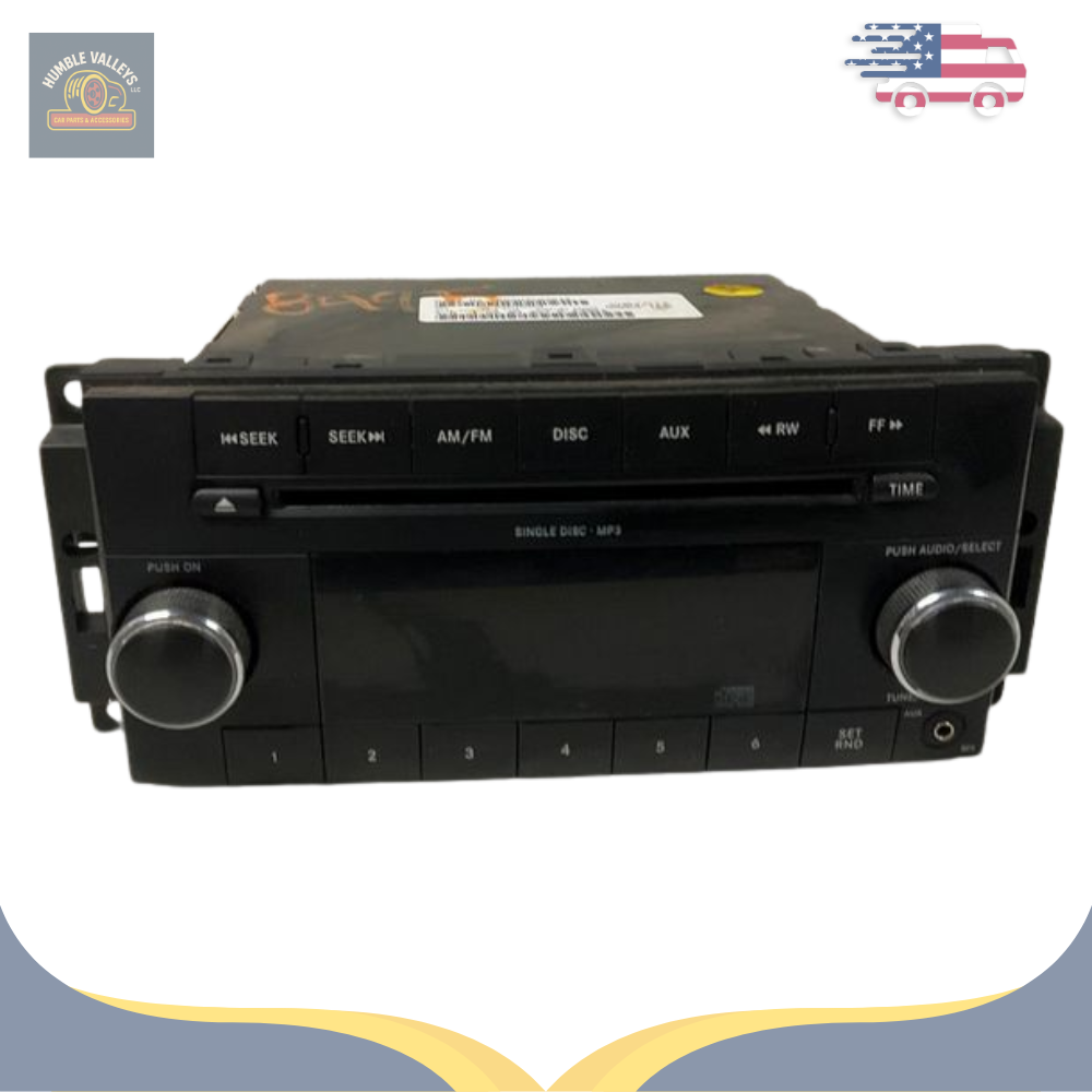 2011–2012 Dodge Caliber AM FM CD MP3 Radio Receiver RES OEM — view 1