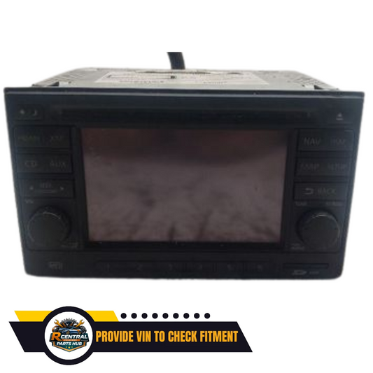 2010–2012 Nissan Sentra AM FM CD Player Radio with Navigation OEM — view 1