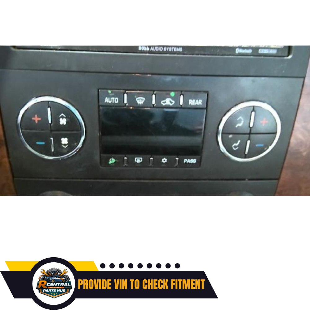 2012–2014 Chevrolet Tahoe A/C AC Heater Climate Temperature Control Option CJ2 — view 2