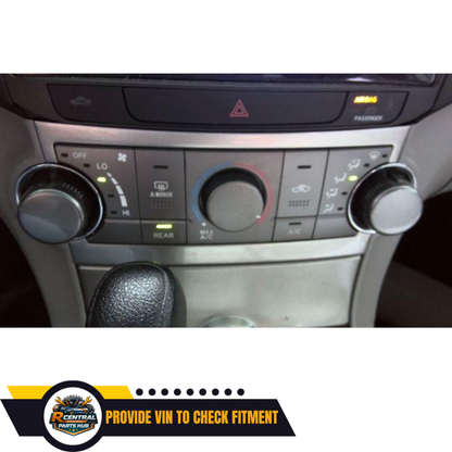 2011–2013 Toyota Highlander Climate AC Heater Control Unit OEM — view 2