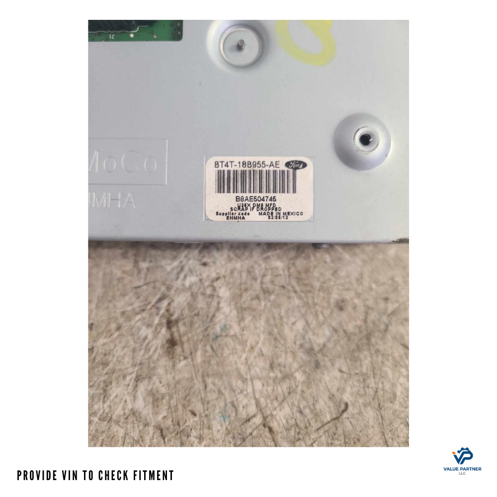 2012–2014 Ford Edge Radio Display Screen OEM — view 3