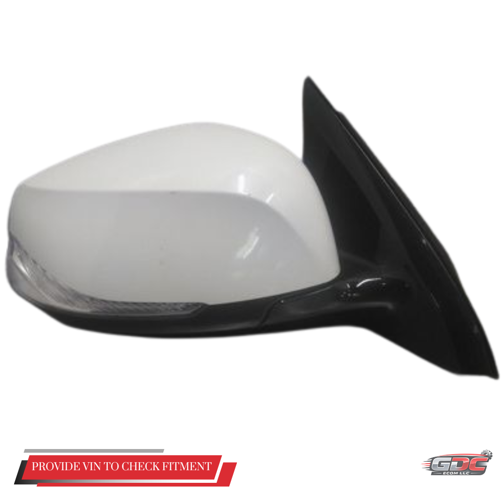 2017–2020 Infiniti QX60 Right Passenger Side Door Mirror Assembly White — view 1