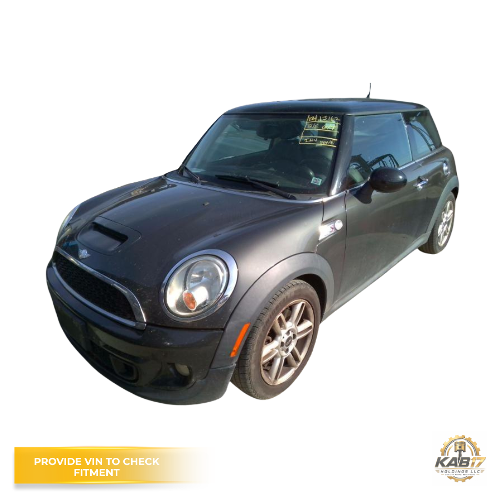 2012–2013 Mini Cooper LH Driver Sunvisor Sun Visor with Mirror & Light Black OEM — view 3