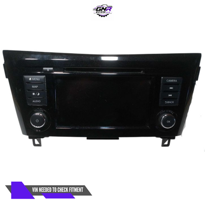 2018–2020 Nissan Rogue Radio Receiver Navigation With Display Screen OEM — view 1