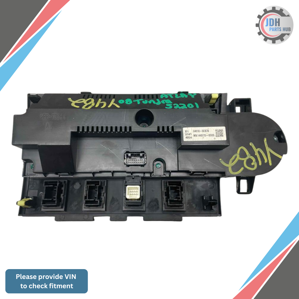 2007–2009 Toyota Tundra AC A/C Heater Temperature Climate Control Assembly OEM — view 2