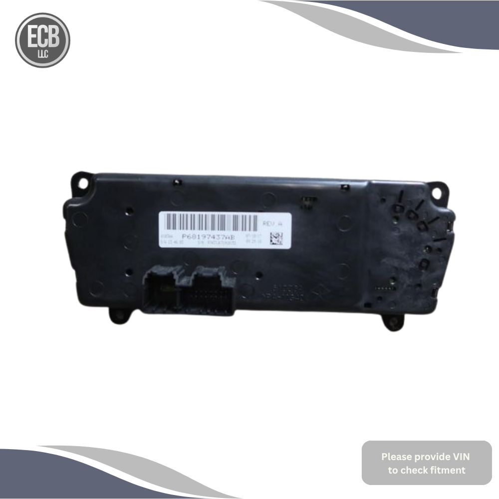 2014–2018 Jeep Wrangler Heater AC Temperature Control OEM — view 3