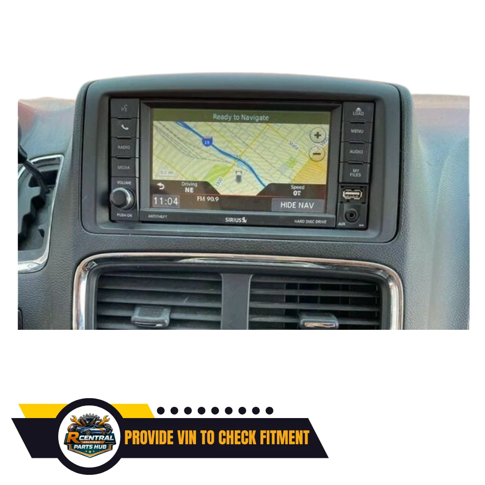 2012–2019 Chrysler Town Country Radio Display Receiver RHB NAV OEM — view 2