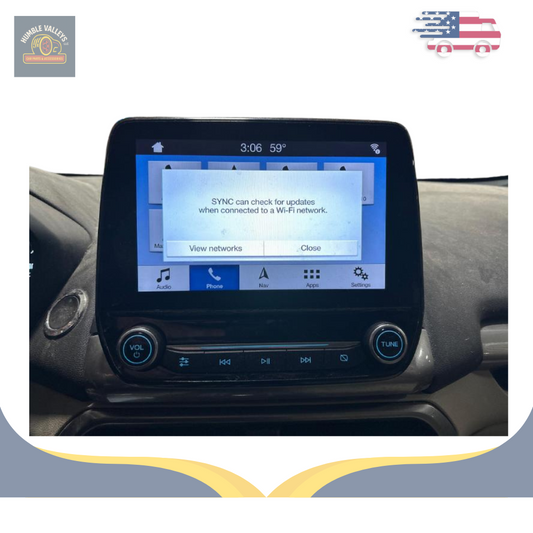 2018–2019 Ford Ecosport 8.0" Info Display Touch Screen Audio Radio Equipment OEM — view 1