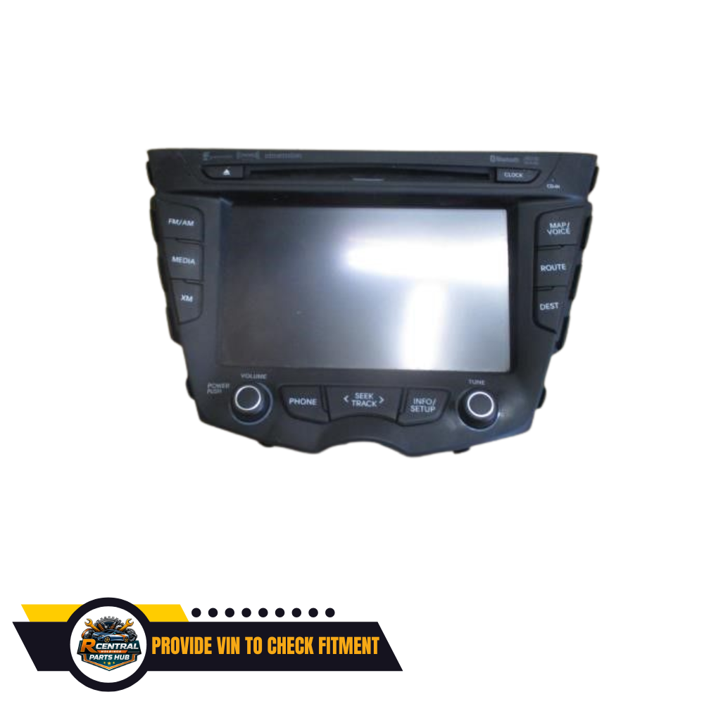 2012–2015 Hyundai Veloster Radio Receiver Display Screen with Navigation — view 1