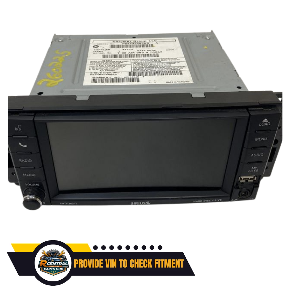 2013–2019 DODGE CARAVAN AM FM CD Navigation Radio Player Display Screen OEM RHB — view 1