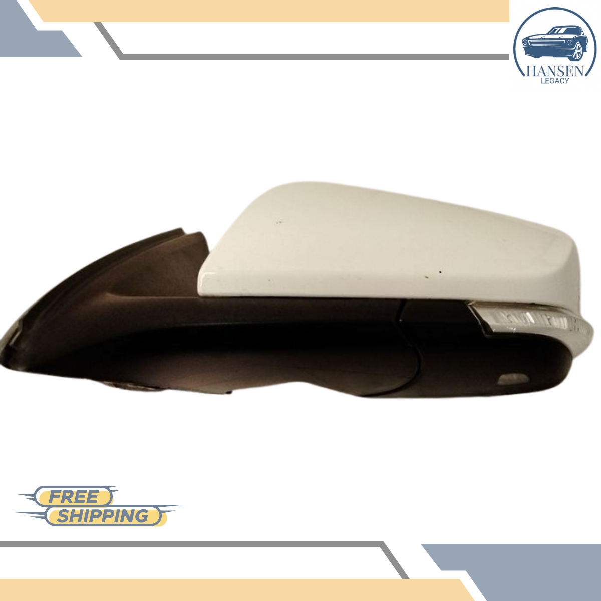 2016–2020 Chevrolet Impala Left Driver Side View Door Mirror White LH — view 4