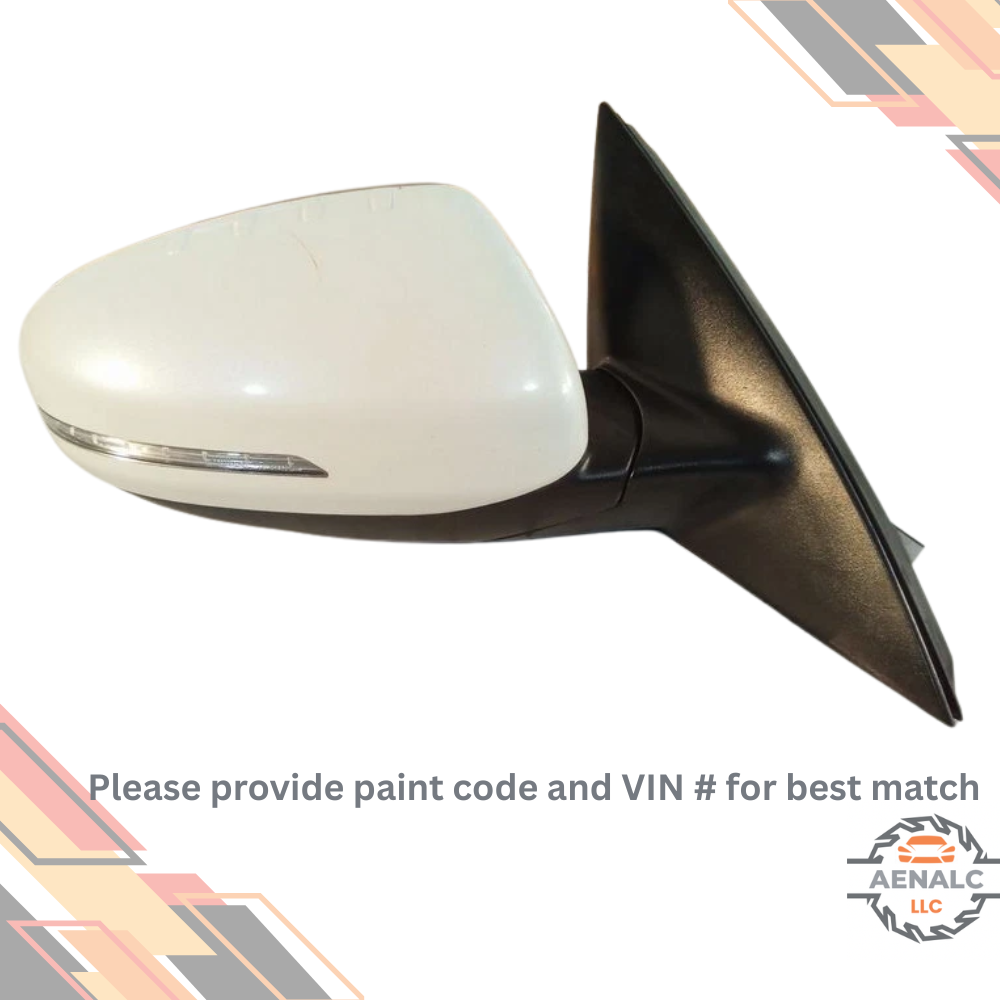 2014–2016 Kia Optima Right Passenger Side View Door Mirror White OEM — view 1