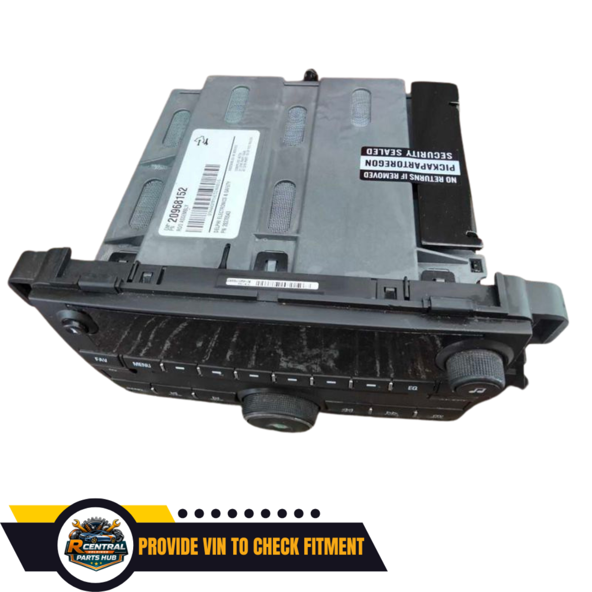 2011–2017 GMC Savana Van Radio Receiver AM/FM/MP3/CD Option UUI OEM — view 4