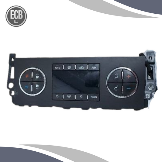 2007–2011 GMC Yukon Dash Mounted Heater AC Temp Control OEM — view 1