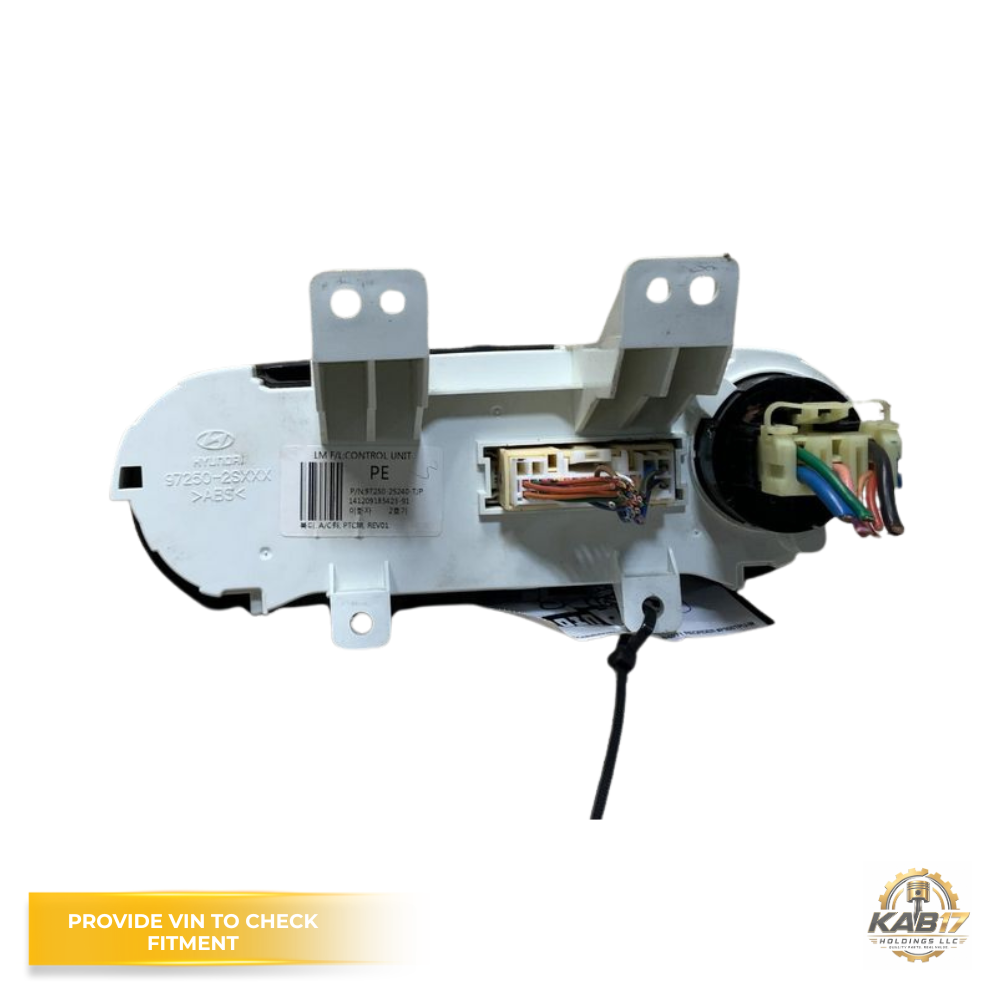 2014–2015 Hyundai Tucson Heater Climate Temperature Control Unit OEM — view 2