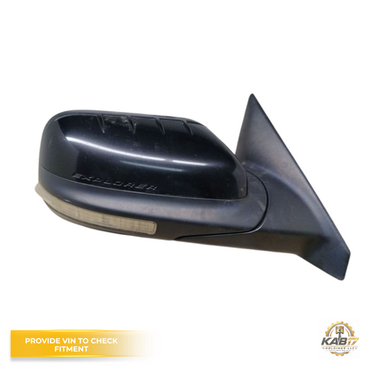 2011–2015 Ford Explorer Right Passenger Side View Door Mirror Power Black OEM — view 1