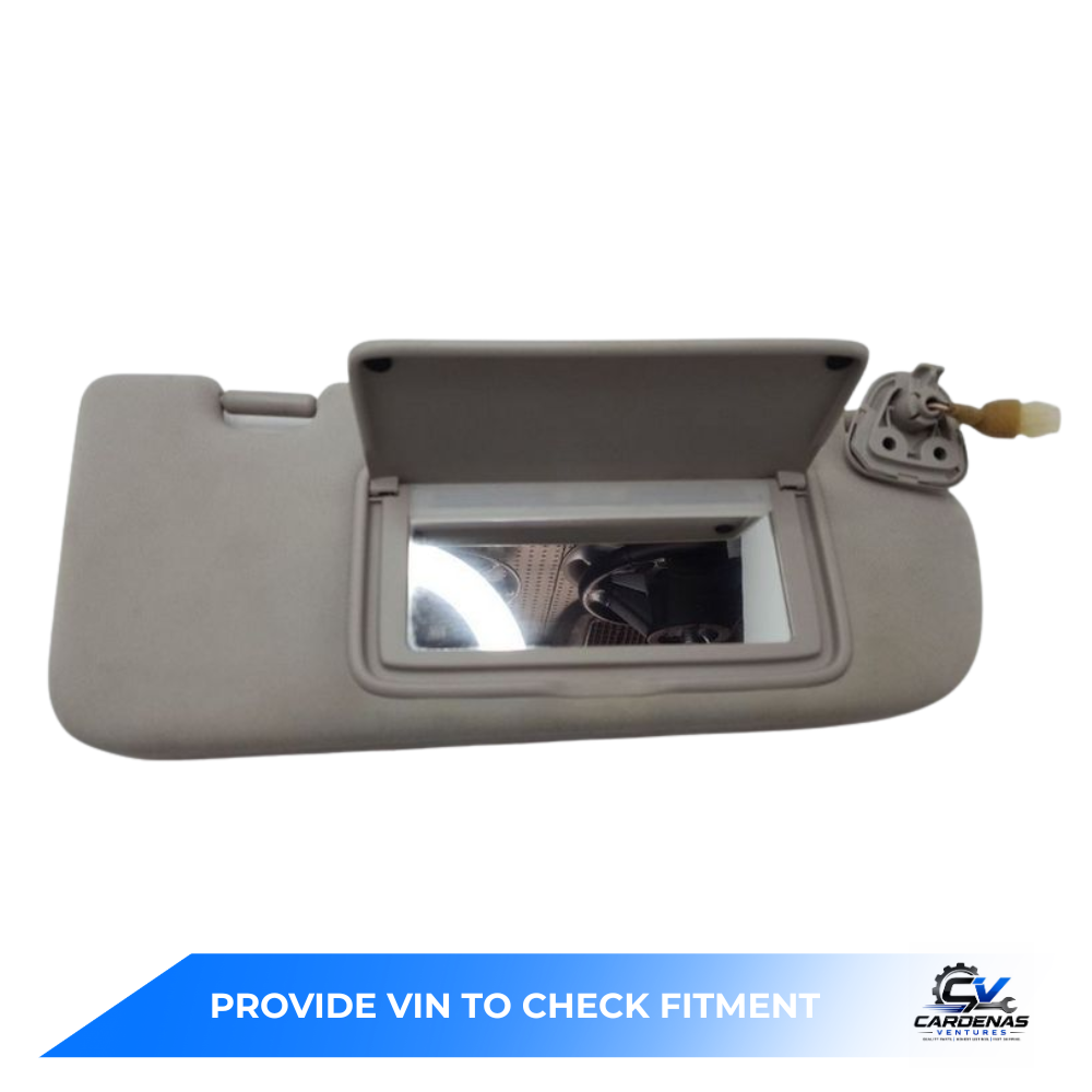 2014–2023 Infiniti Q50 RH Passenger Sunvisor Sun Visor with Mirror & Light OEM — view 1
