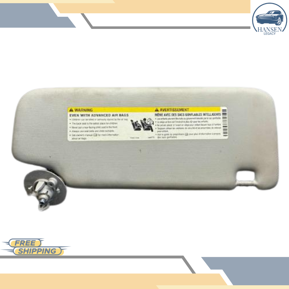 2012–2020 Chevrolet Sonic LH Driver Sunvisor Sun Visor with Mirror OEM — view 1