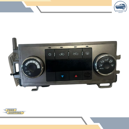 2009–2012 Chevrolet Malibu Auto A/C AC Heater Temperature Control Unit 09 10 11 12 — view 1
