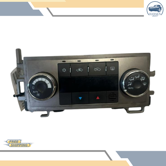 2009–2012 Chevrolet Malibu Auto A/C AC Heater Temperature Control Unit 09 10 11 12 — view 1