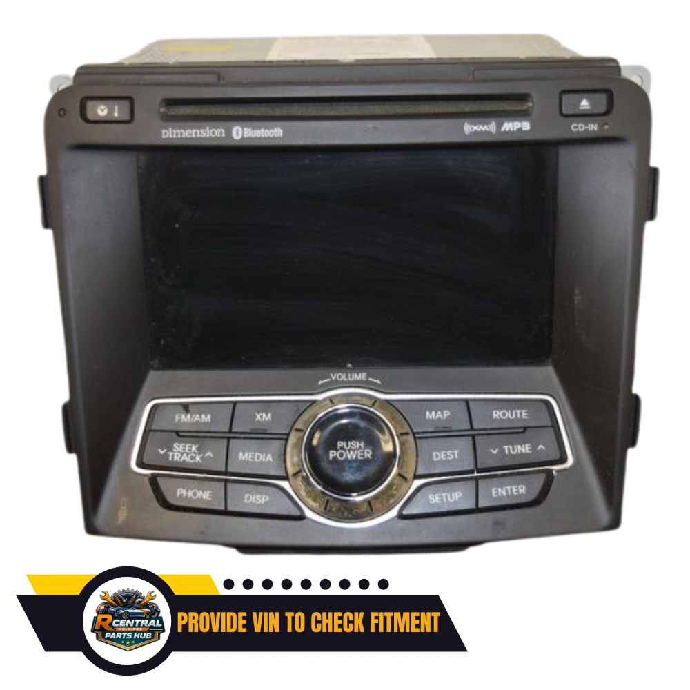 2011 Hyundai Sonata Radio Receiver with GPS Navigation OEM 11 — view 1