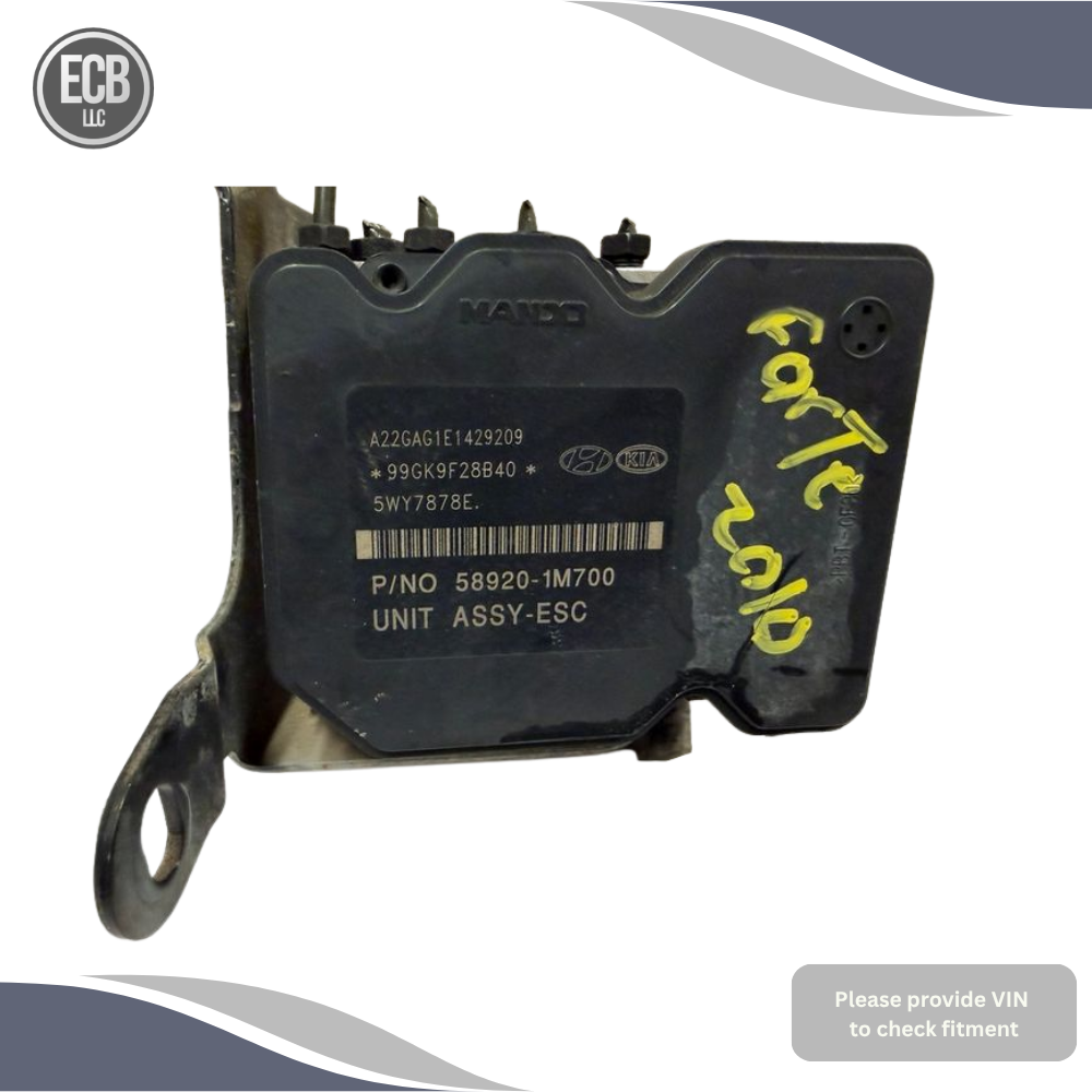 2010 Kia Forte ABS Anti Lock Brake Actuator Pump OEM — view 2