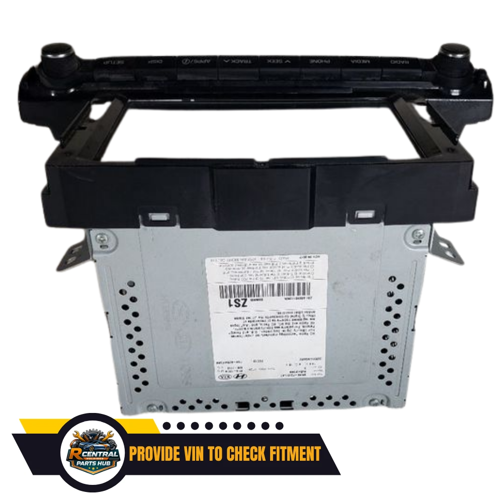 2017–2019 Hyundai Elantra AM FM Radio Receiver with Display Screen OEM — view 2