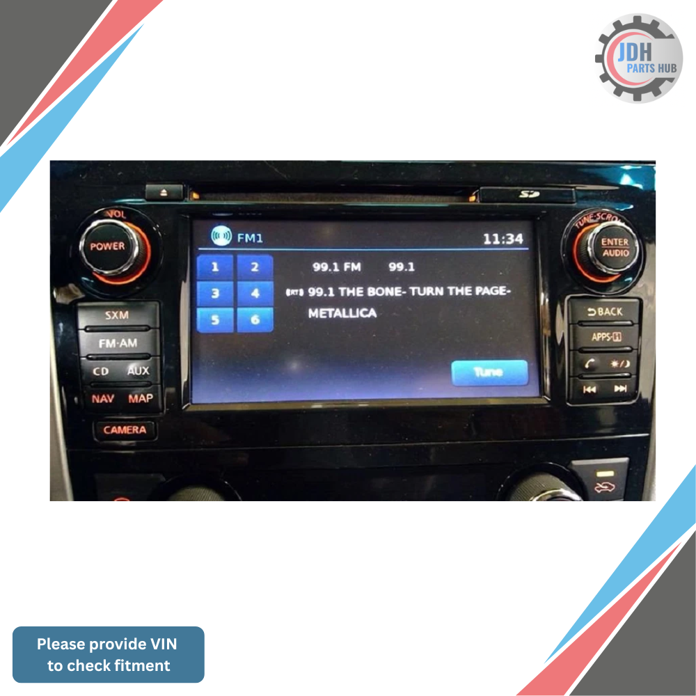 2015 Nissan Altima AM FM CD Player Radio Receiver with Navigation & Display OEM — view 4