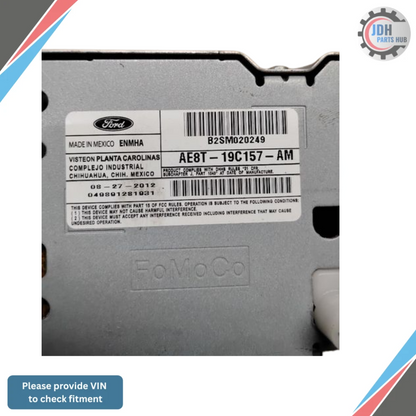 2011–2013 Ford Fiesta AM FM CD Player Satellite Radio Receiver OEM — view 4
