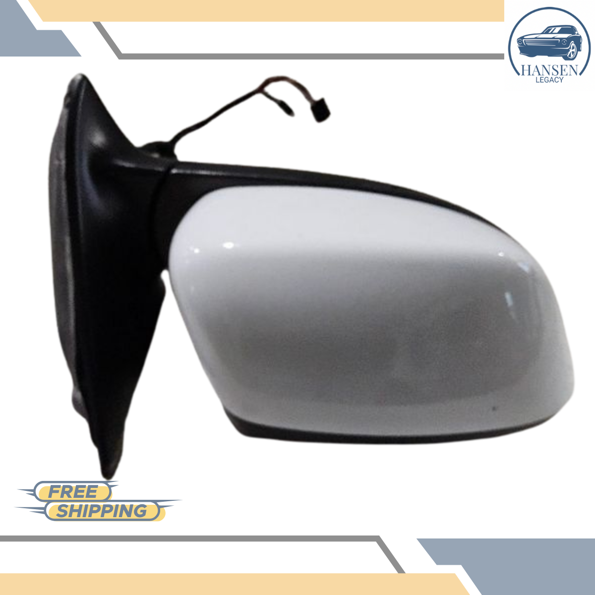 2014–2021 Jeep Cherokee Right Passenger Side View Door Mirror White RH — view 4