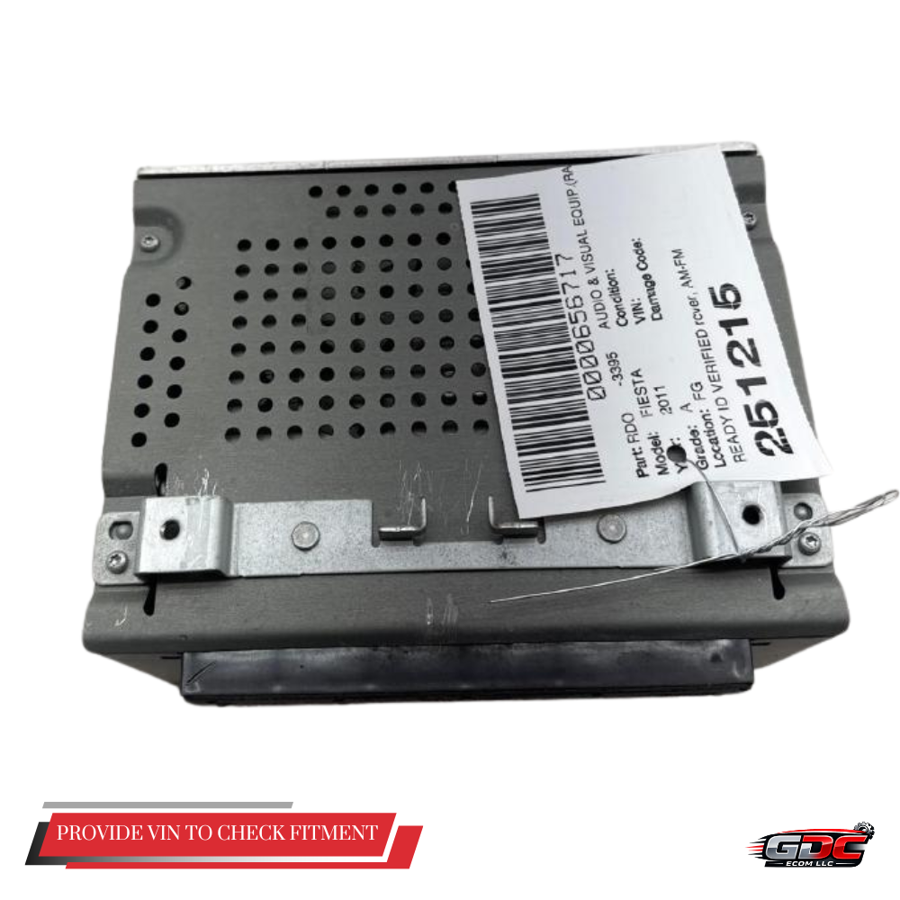 2011-13 FORD FIESTA AM/FM CD Player Satellite Radio Receiver OEM AE8T-19C157-AG — view 1