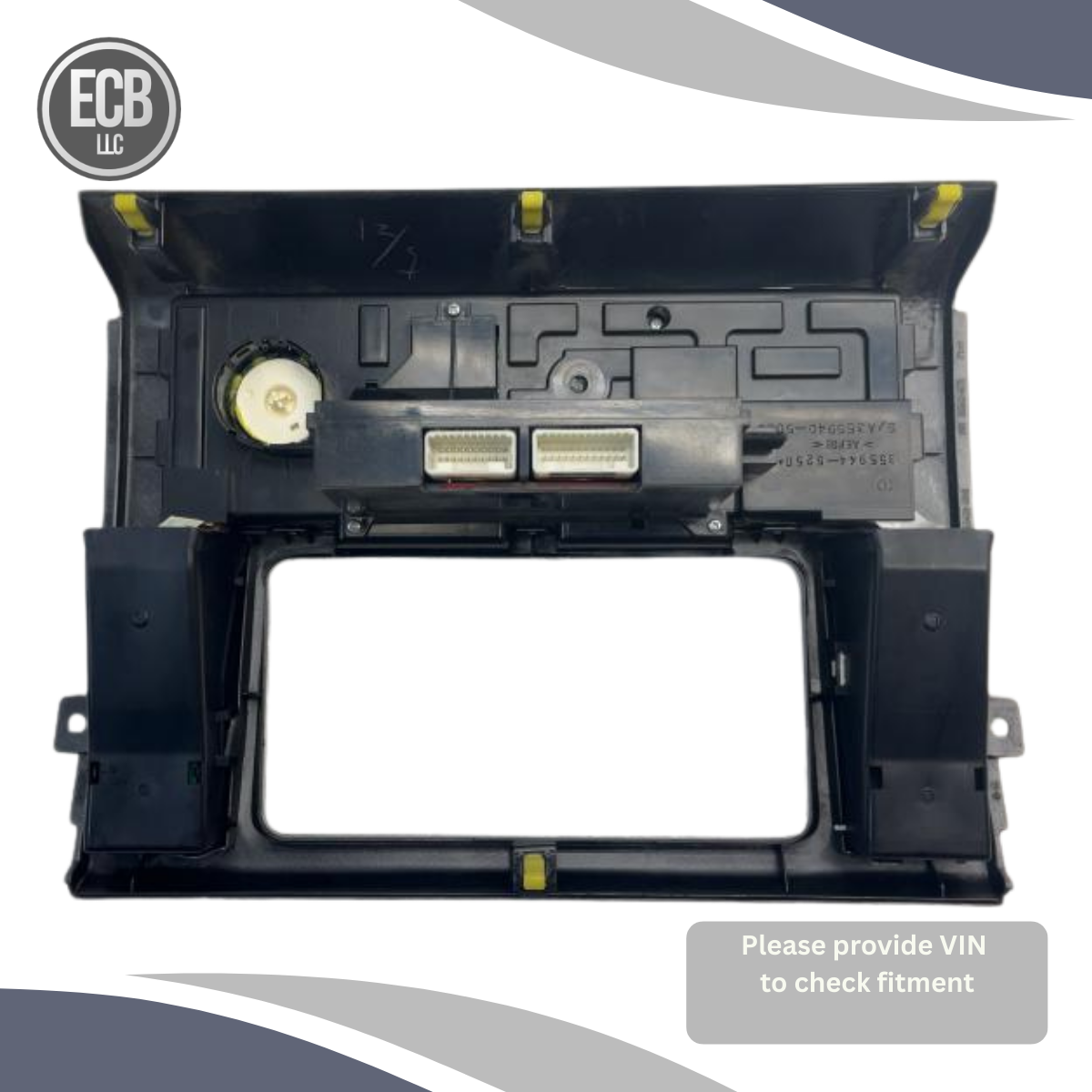 2007–2010 Toyota FJ Cruiser AC Climate Control Temperature Silver OEM — view 2