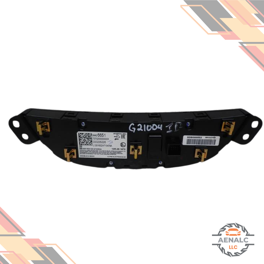 2019–2020 Chevrolet Malibu A/C AC Temperature Heater Control OEM — view 2