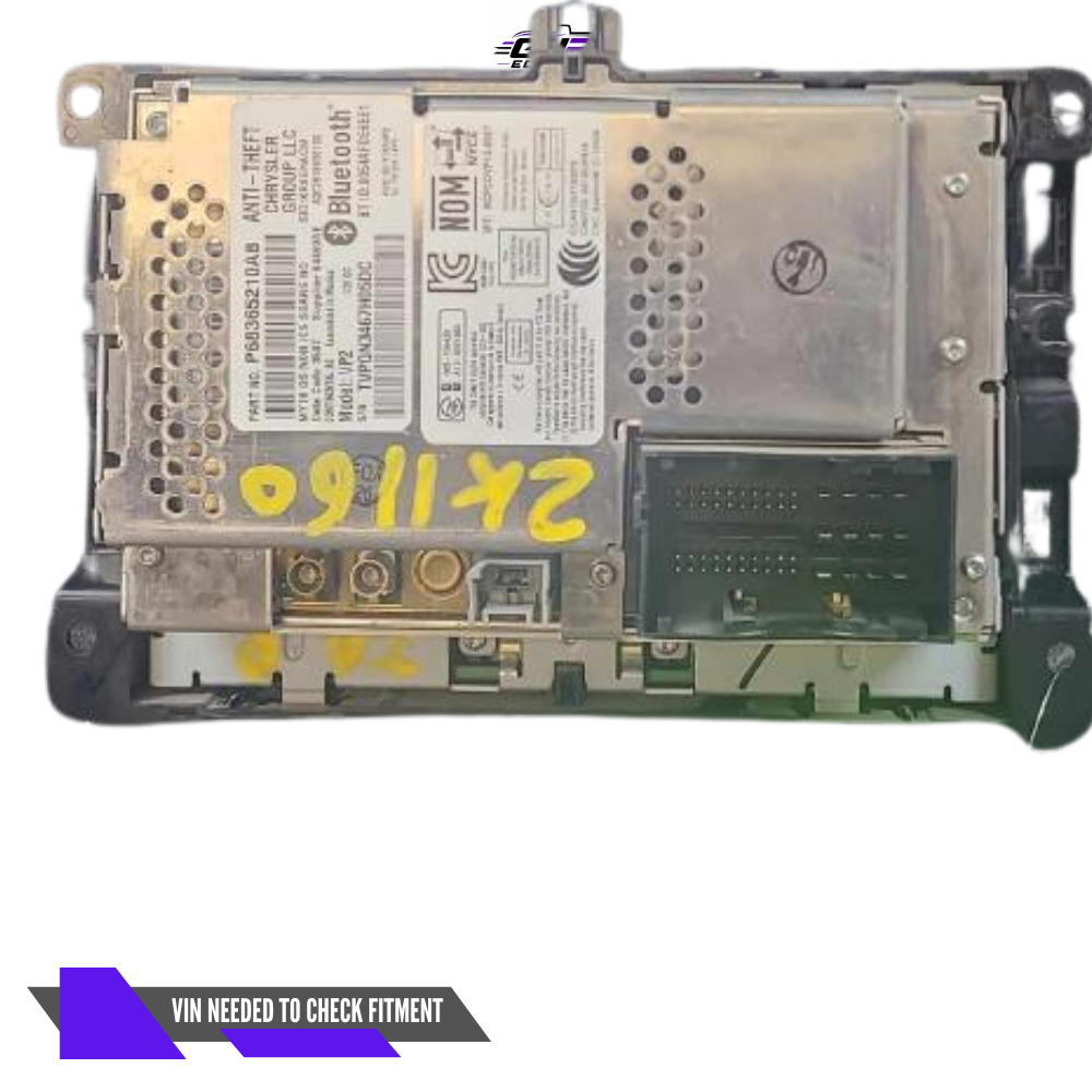 2018–2020 Dodge Ram 1500 AM FM Satellite Radio Receiver with Display Screen OEM — view 2