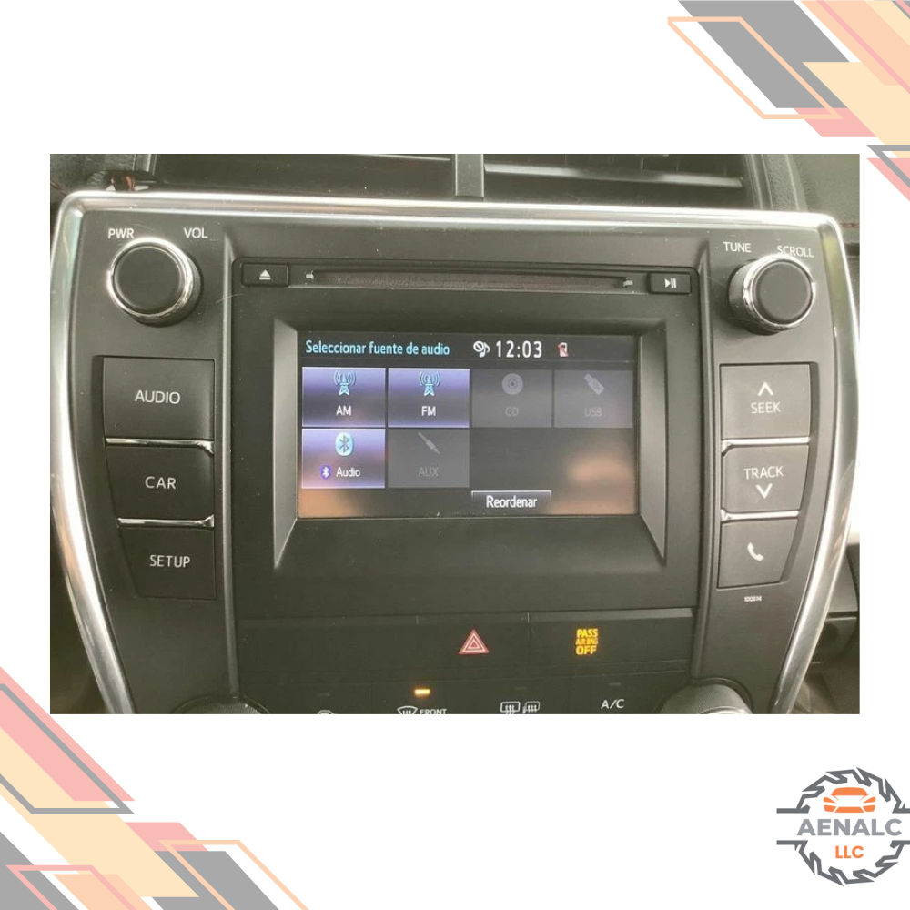 2015–2017 Toyota Camry Radio TouchScreen Display Receiver 100614 OEM — view 2
