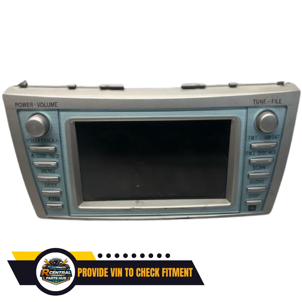 2007–2009 TOYOTA CAMRY HYBRID AM FM NAVIGATION SAT MP3/CD/DVD PLAYER RADIO OEM — view 1