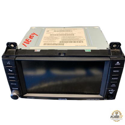 2011 Jeep Grand Cherokee Radio with Navigation Sat CD DVD HDD Face ID RHB OEM — view 1
