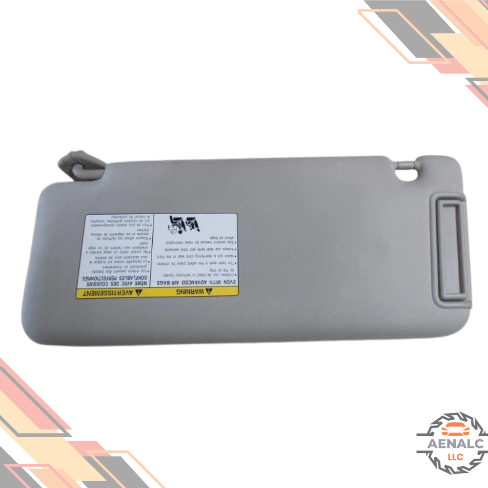 2017–2021 Nissan Armada Left Driver Side Interior Sun Visor Gray OEM — view 2