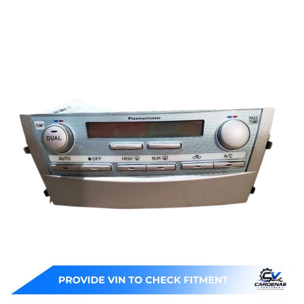 2007–2009 Toyota Camry Climate AC Heater Temperature Control Panel OEM — view 1