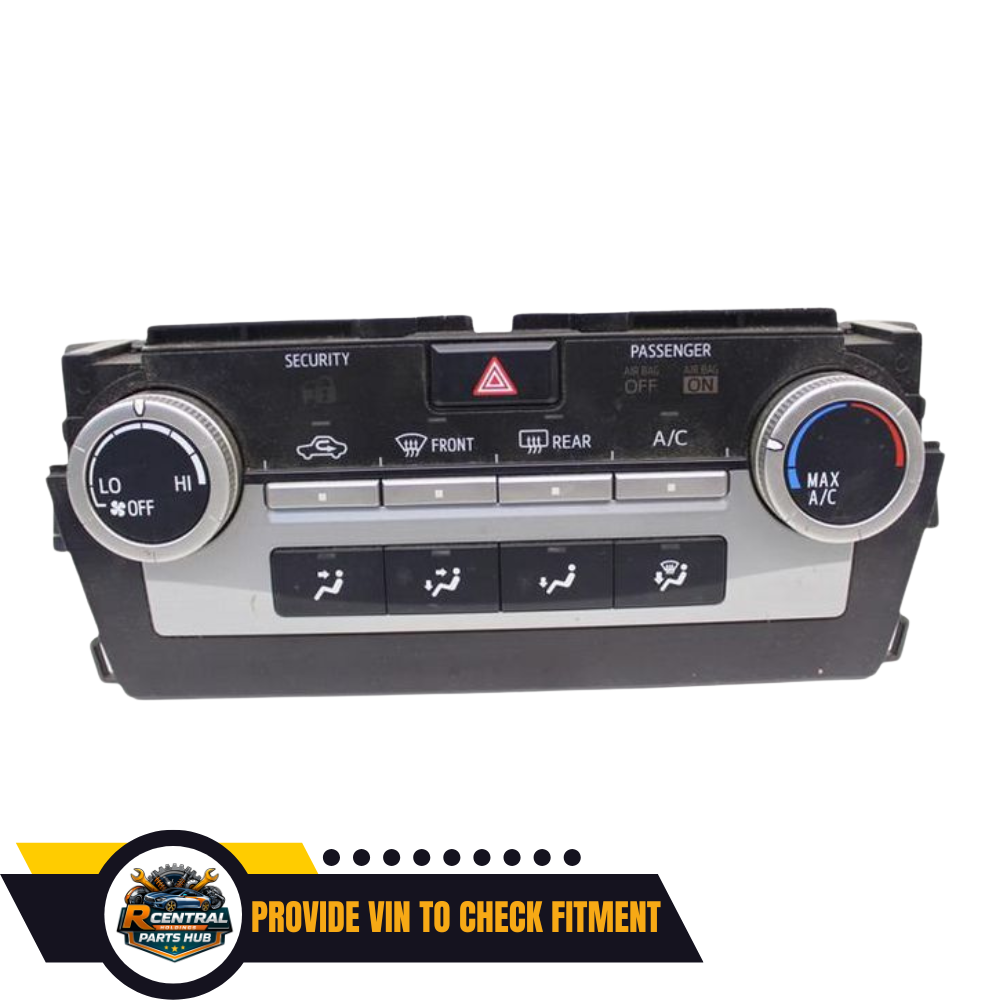 2012–2014 Toyota Camry Manual A/C AC Temperature Control — view 1