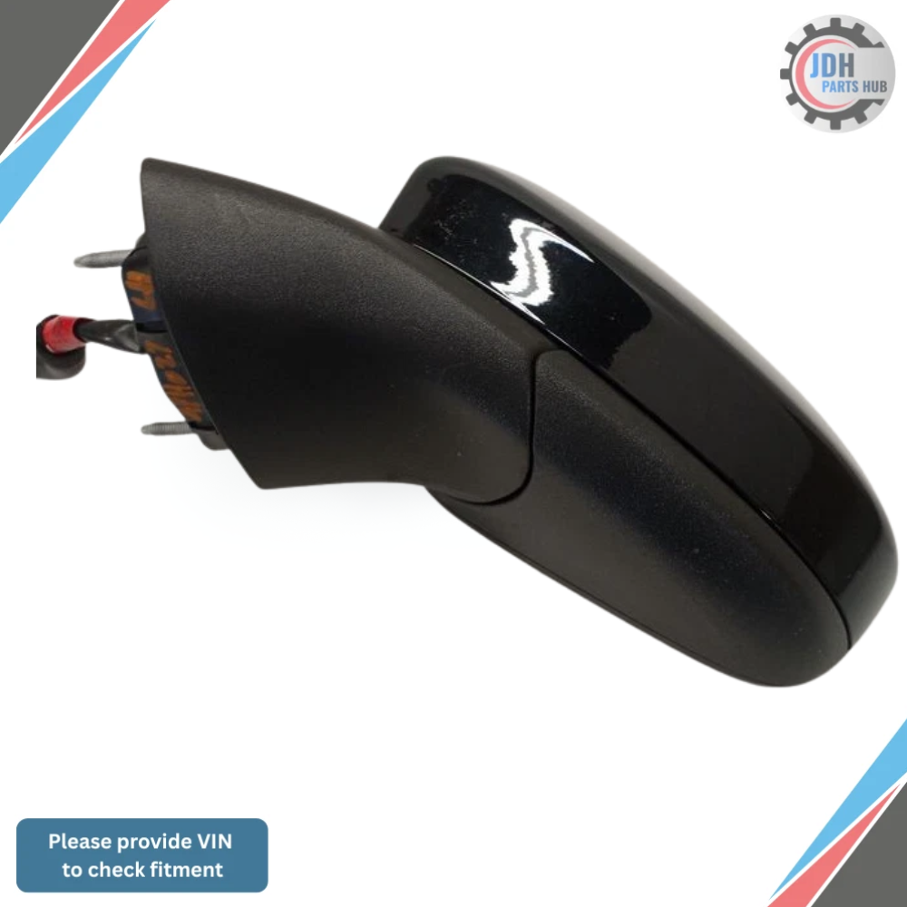 2019–2020 Ford Fusion Left Driver Side View Door Mirror with Blind Spot Black OEM — view 2