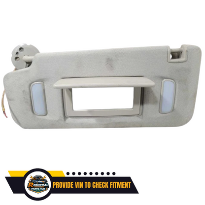 2013–2016 Buick Encore Driver LH Interior Sun Visor Illuminated Gray OEM — view 1