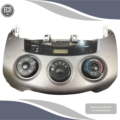 2006–2012 Toyota RAV4 AC Heater Manual Climate Temperature Assembly OEM — view 1
