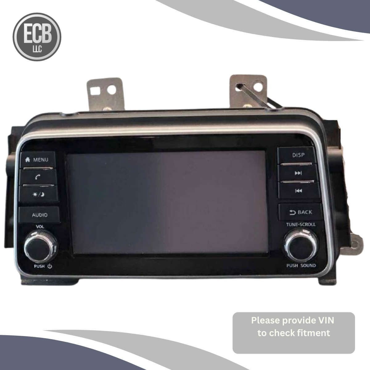 2020–2021 Nissan Versa Radio Receiver 7" Touch Screen without Navigation OEM — view 1