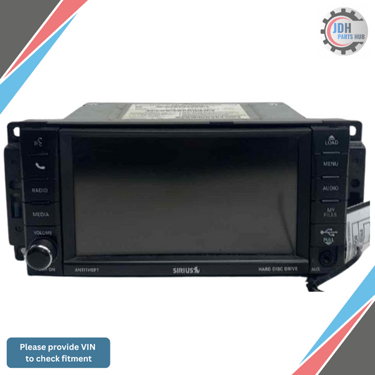 2012 Dodge Ram 1500 Radio AM FM CD DVD Player Receiver with Navigation ID RHB — view 1