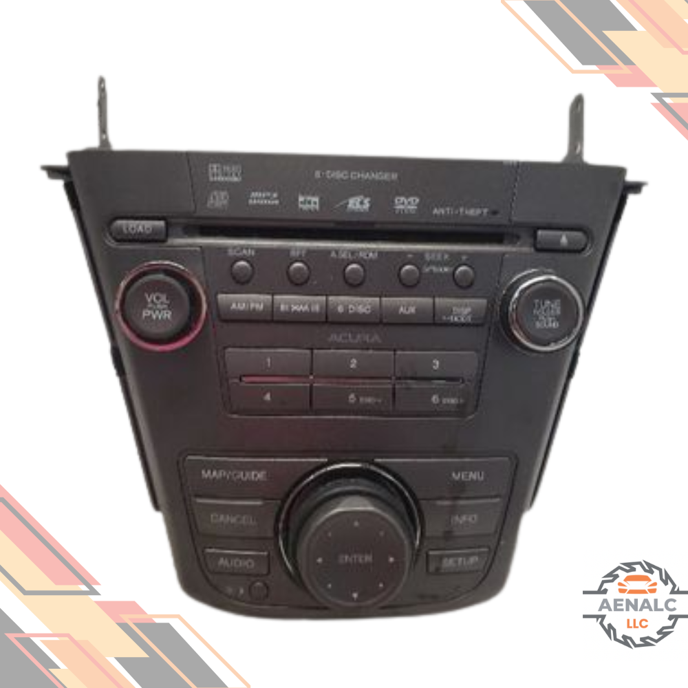 2007–2009 Acura MDX Navigation 6 CD AM/FM DVD Radio Player 2DF0 OEM — view 1
