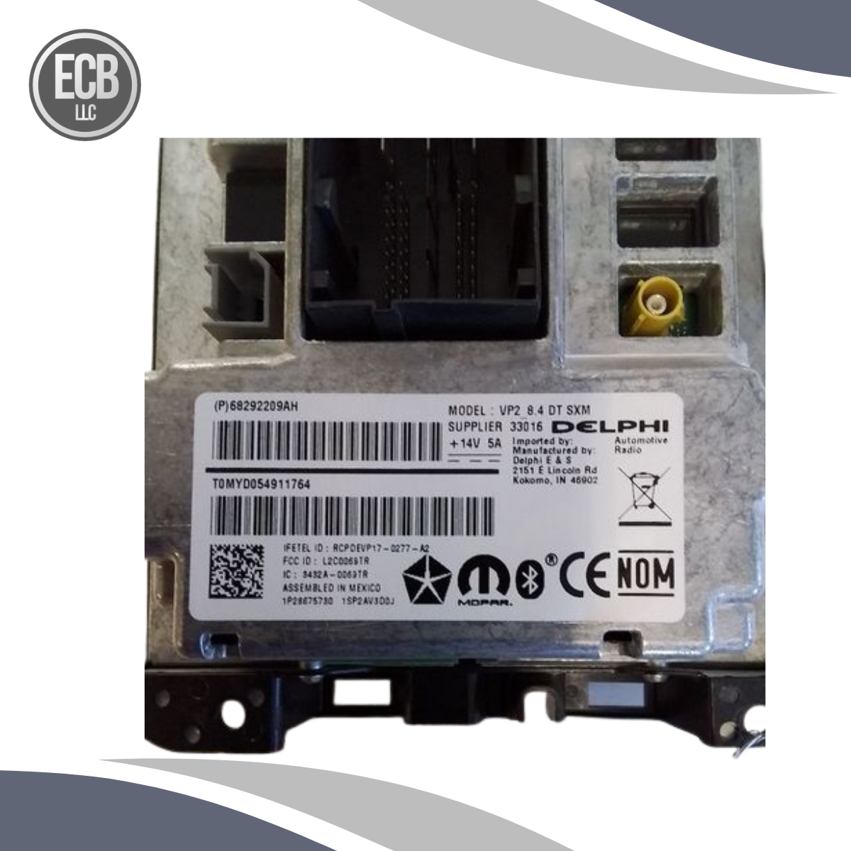 2019–2020 RAM 1500 8.4? Uconnect Radio Display Receiver OEM — view 2